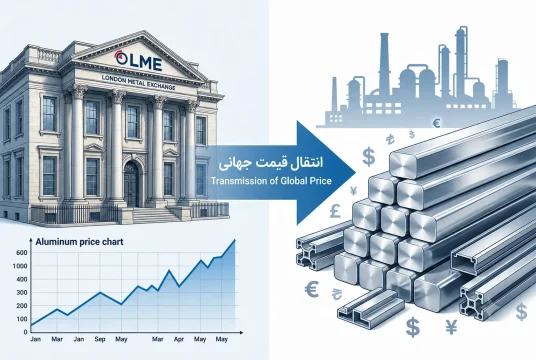 نقش قیمت جهانی LME در تعیین قیمت آلومینیوم ایران