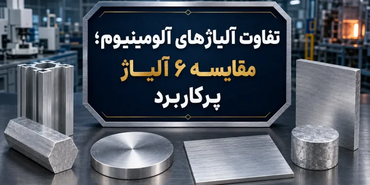 تفاوت آلیاژهای آلومینیوم مقایسه ۶ آلیاژ پرکاربرد