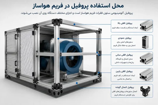 تصویر فریم و محل استفاده پروفیل