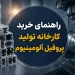 راهنمای خرید کارخانه تولید پروفیل آلومینیوم